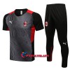 AC Milan Training Pelipaita Sarja 2022-23 Harmaa Musta - Miesten